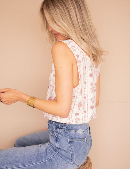Blossom Heritage Off White/Old Pink - Top