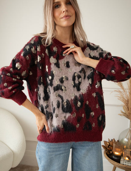 Pullover - Wild Spark - Bordeaux/Rosa