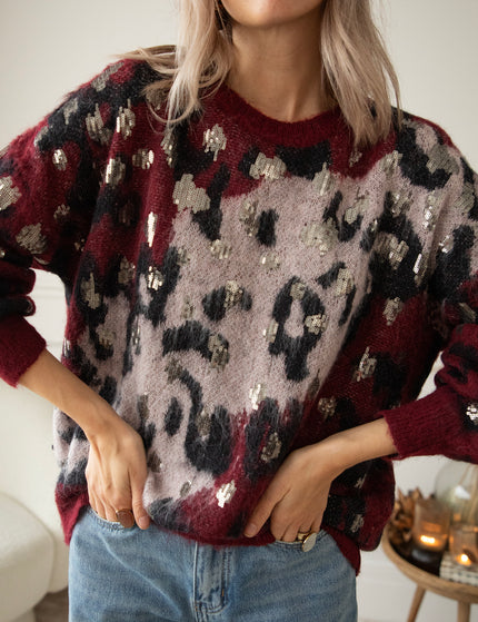 Pullover - Wild Spark - Bordeaux/Rosa