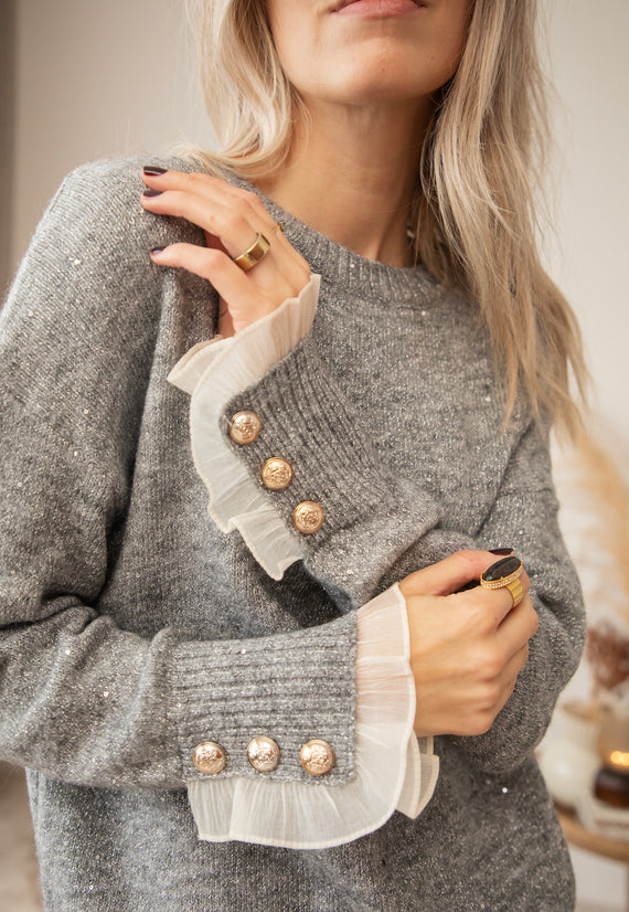 Cozy Cuty Grey - Trui