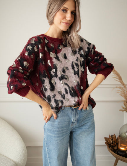 Pullover - Wild Spark - Bordeaux/Rosa