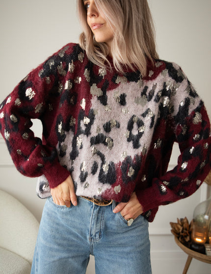 Pullover - Wild Spark - Bordeaux/Rosa
