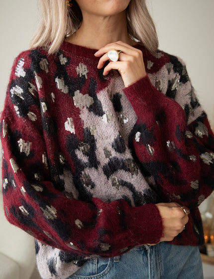 Pullover - Wild Spark - Bordeaux/Rosa