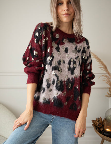 Pullover - Wild Spark - Bordeaux/Rosa