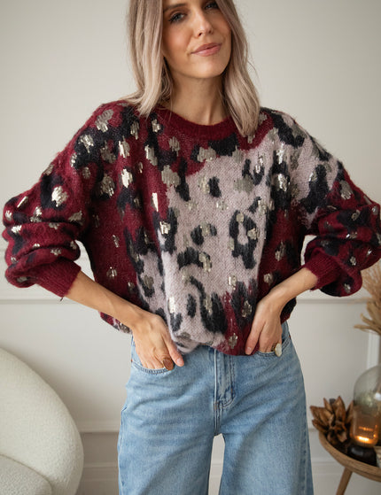 Pullover - Wild Spark - Bordeaux/Rosa