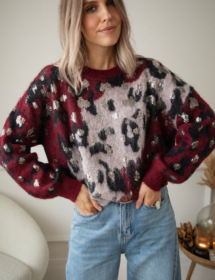 Pullover - Wild Spark - Bordeaux/Rosa