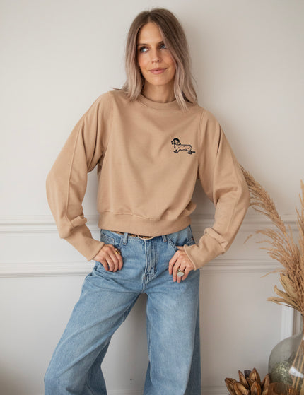 Pullover - Paws & Cuddles - Camel