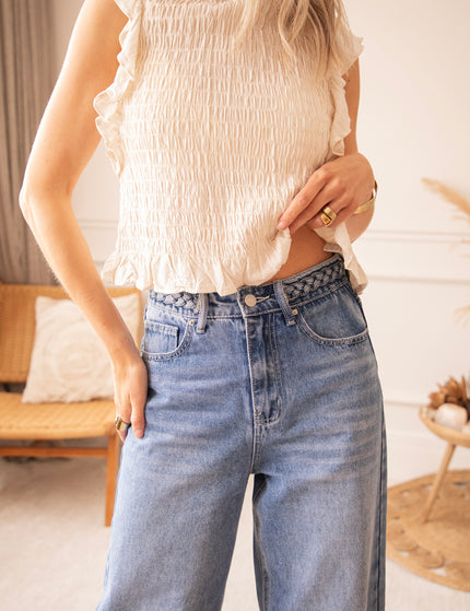 Jeans - Braid Wide - Blau