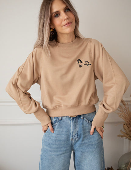 Pullover - Paws & Cuddles - Camel