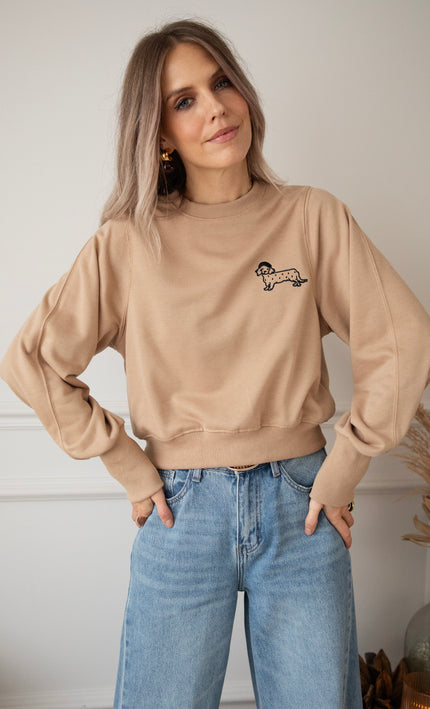 Pullover - Paws & Cuddles - Camel