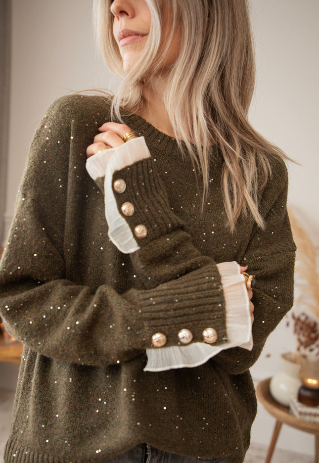 Cozy Cuty Kaki - Sweater