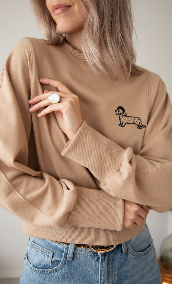 Pullover - Paws & Cuddles - Camel