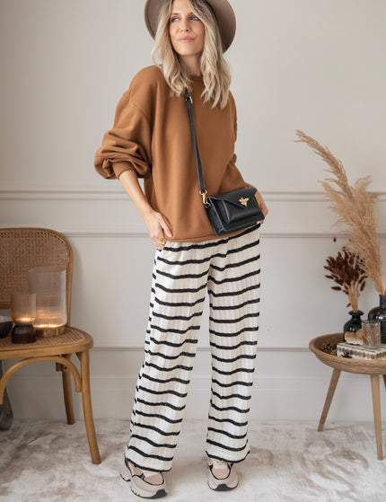 Harmony Stripes Black/White - Pants