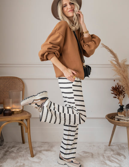 Harmony Stripes Black/White - Broek