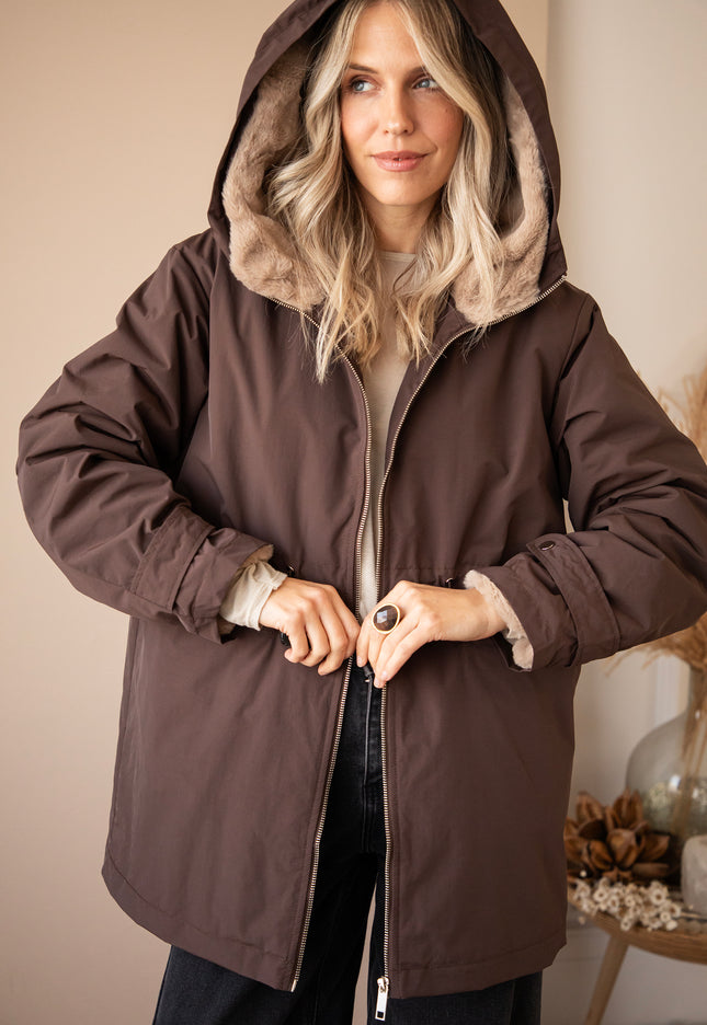 Weather Ready Brown/Beige - Coat