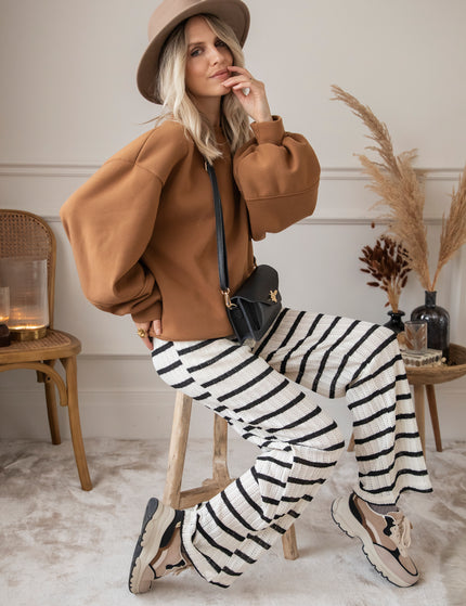 Harmony Stripes Black/White - Broek