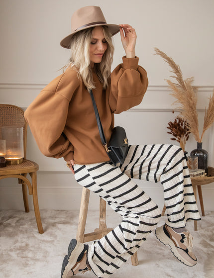 Harmony Stripes Black/White - Broek