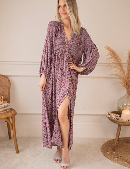 Joyce Bloom Lila - Maxi Jurk