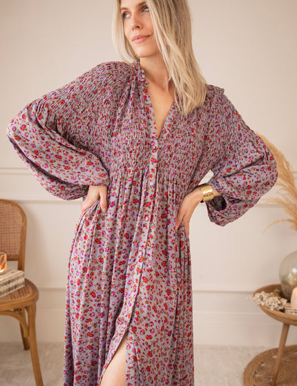 Joyce Bloom Lila - Maxi Jurk