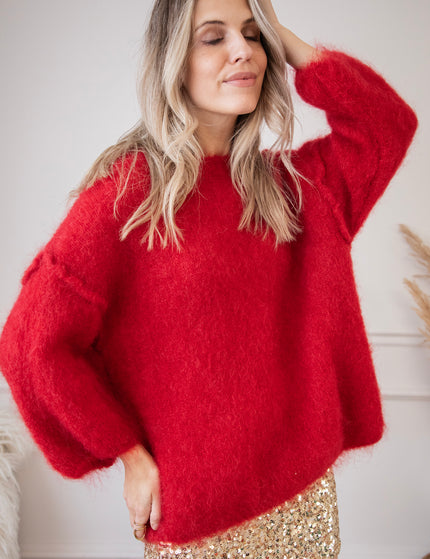 Comfort Me Red - Sweater