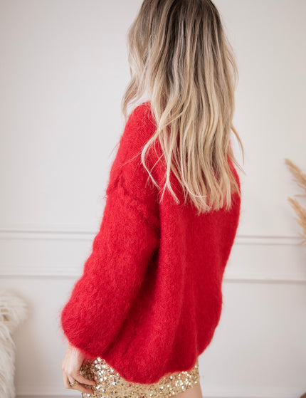 Comfort Me Red - Sweater