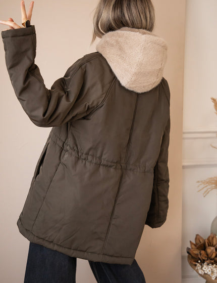 Warm Embrace Khaki/Beige - Coat