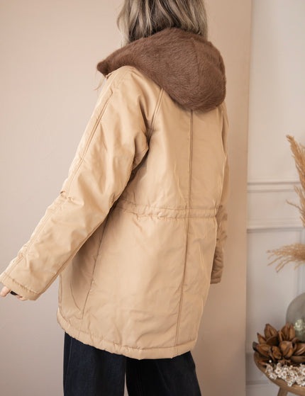 Warm Embrace Beige/Brown - Coat