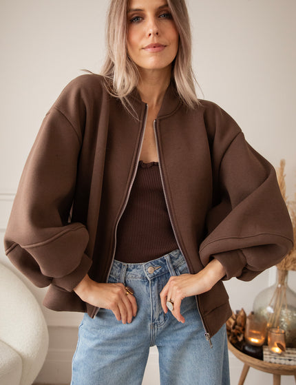 Snuggle Up Choco - Cardigan