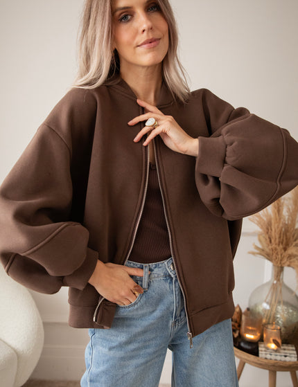 Snuggle Up Choco - Cardigan