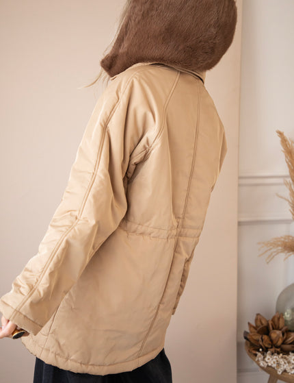 Warm Embrace Beige/Brown - Coat
