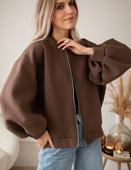 Snuggle Up Choco - Cardigan