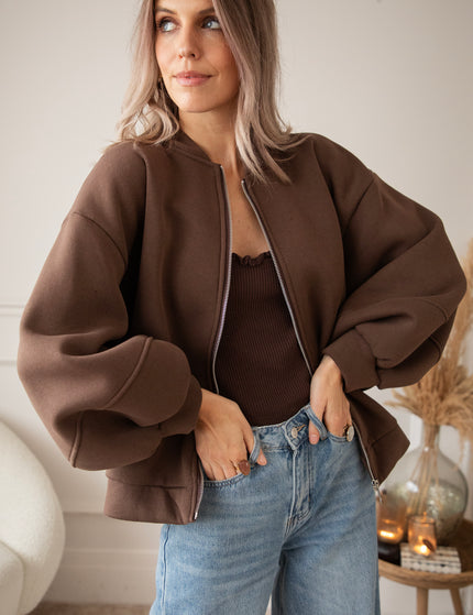 Snuggle Up Choco - Cardigan