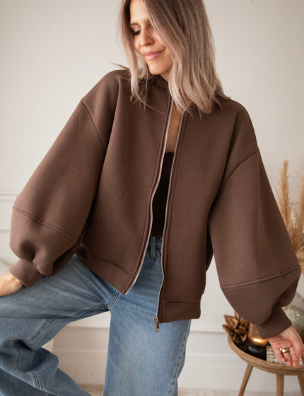 Snuggle Up Choco - Cardigan