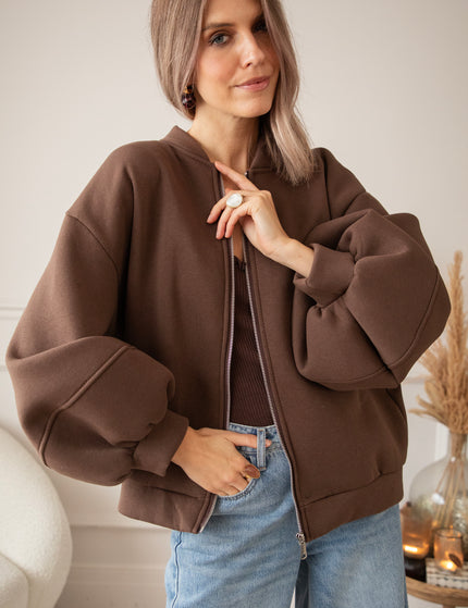 Snuggle Up Choco - Cardigan