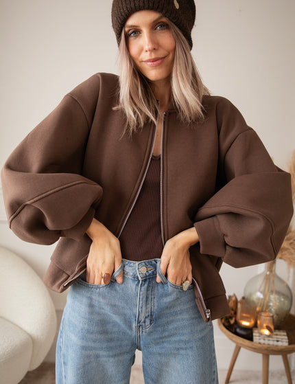 Snuggle Up Choco - Cardigan