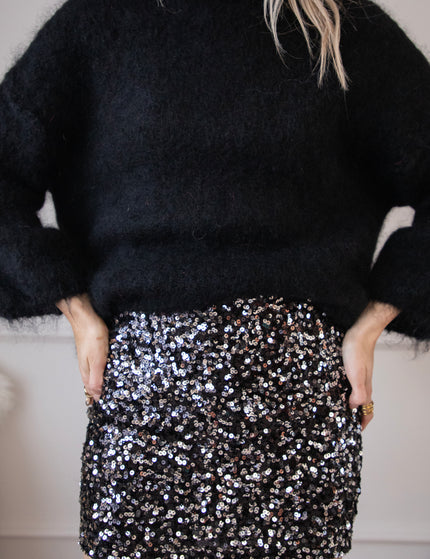 Sparkle All The Way Black - Skirt