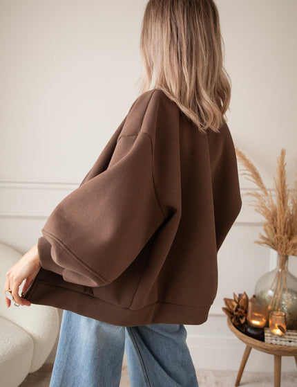 Snuggle Up Choco - Cardigan