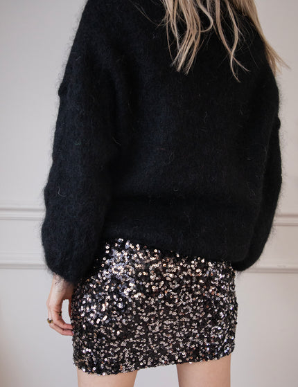 Sparkle All The Way Black - Skirt