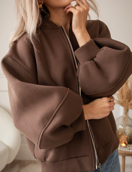 Snuggle Up Choco - Cardigan