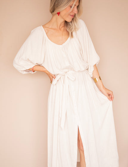 Lavina Beige - Maxi Jurk