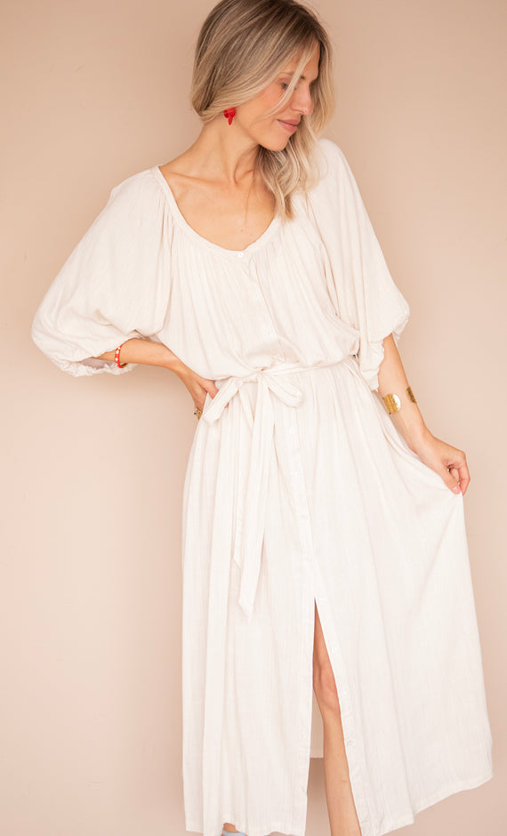 Maxikleid - Lavina - Beige
