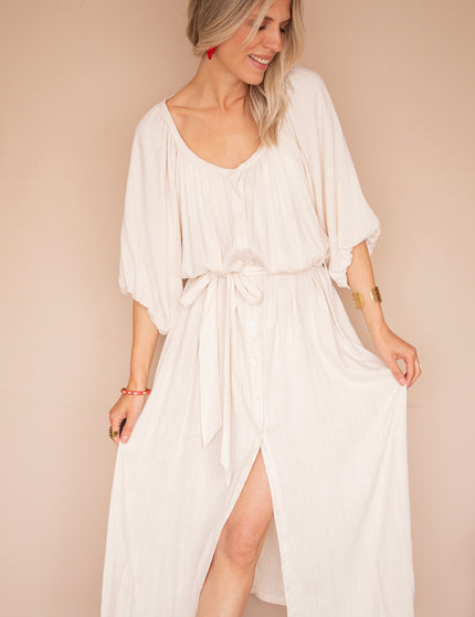 Lavina Beige - Maxi Jurk