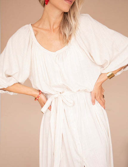 Lavina Beige - Maxi Jurk