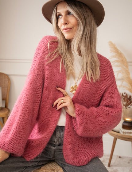 Strickjacke - Bernadette Odette - Rosa