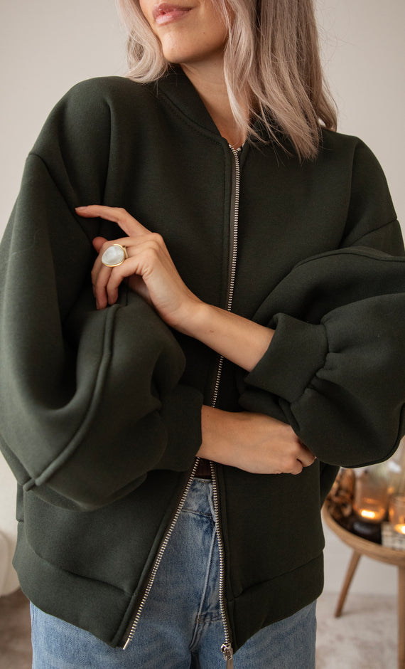 Bomberjacke - Snuggle Up - Khaki