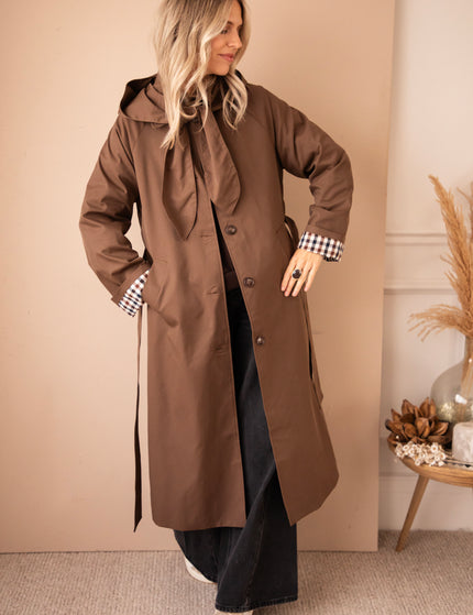 Check Within Brown - Jacket