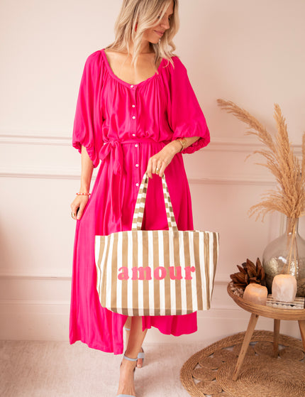 Maxikleid - Lavina - Fuchsia