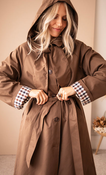 Check Within Brown - Jacket