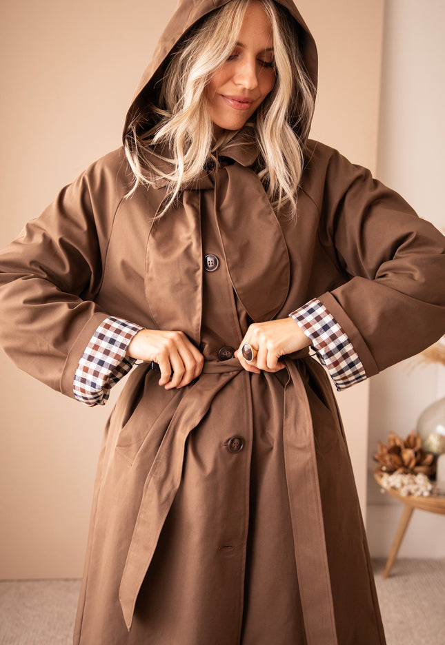 Check Within Brown - Jacket