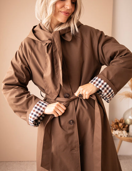 Check Within Brown - Jacket